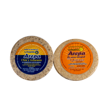 Arepas de arroz integral con chia y amaranto x 500 g Libres de gluten