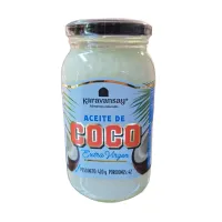 Aceite De Coco prensado en frio Karavansay x 420 g Extravirgen libre de gluten natural