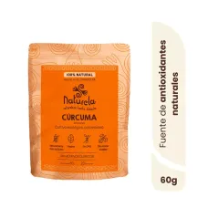 Curcuma en polvo Naturela x 60 gr vegana natural hecha en Colombia