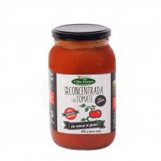 Pasta de tomate concentrada Villa Santos x 480 Gr libre de gluten sin azucar