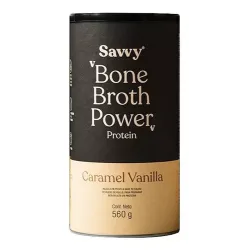 Proteina Savvy Bone Broth Caramelo Vainilla a base de caldo de hueso de pollo x560 g Proteina Savvy Bone Broth Caramelo Vainilla a base de caldo de hueso de pollo x560 g
