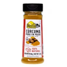 Cúrcuma pura en Polvo libre de gluten Karavansay x 60 g