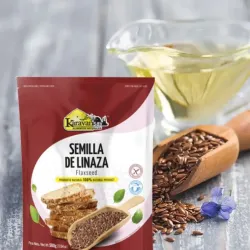 Semillas de Linaza Karavansay libre de gluten x 500 gr Fuente de proteina